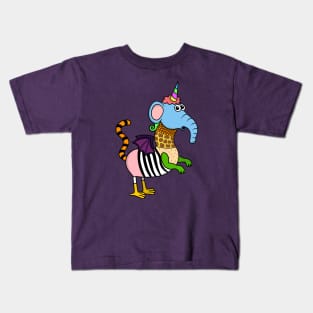 Hybrid Mutant Animal looks at you Kids T-Shirt